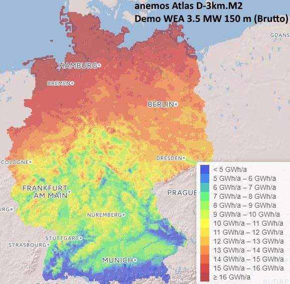 Ertrag Deutschland 3km.M2